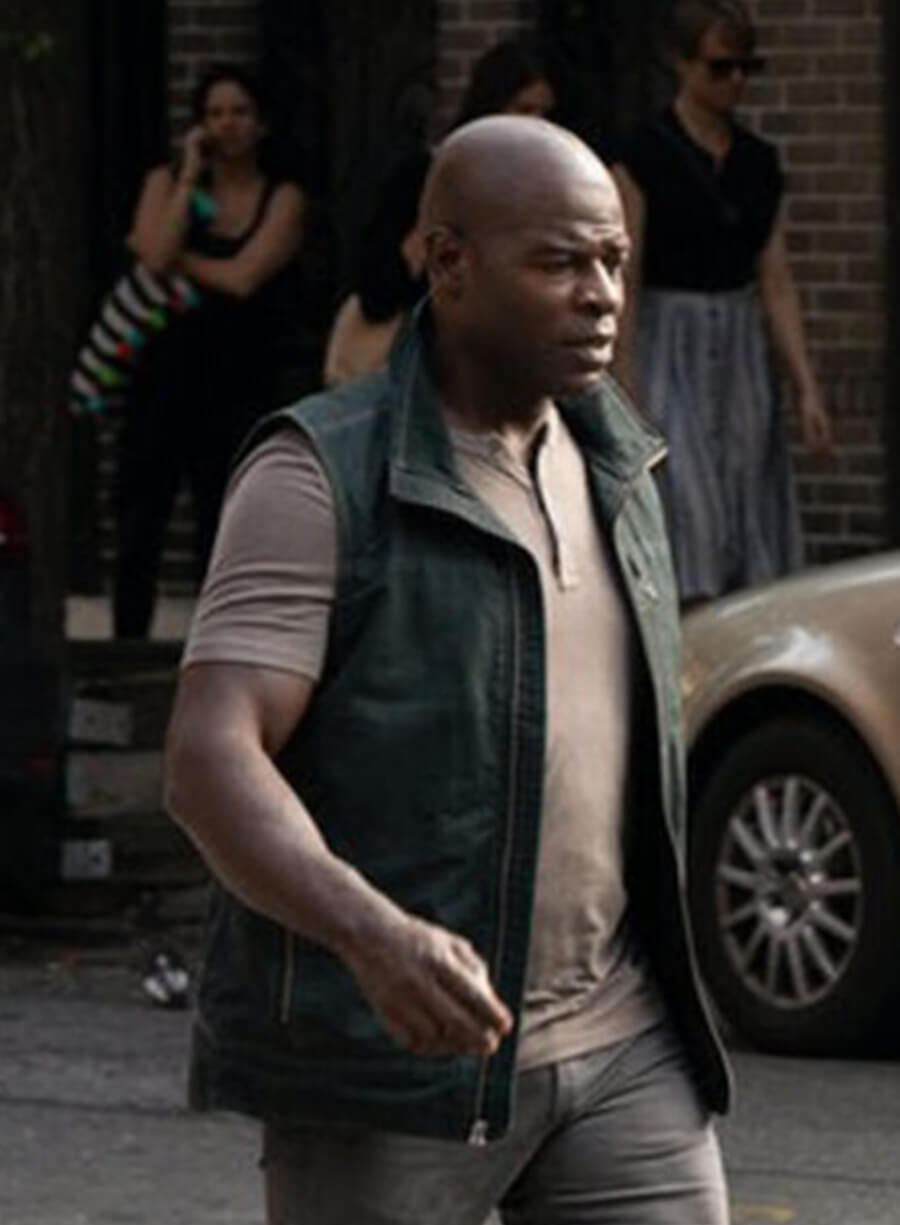 The Blacklist Season 6 Dembe Zuma Green Vest