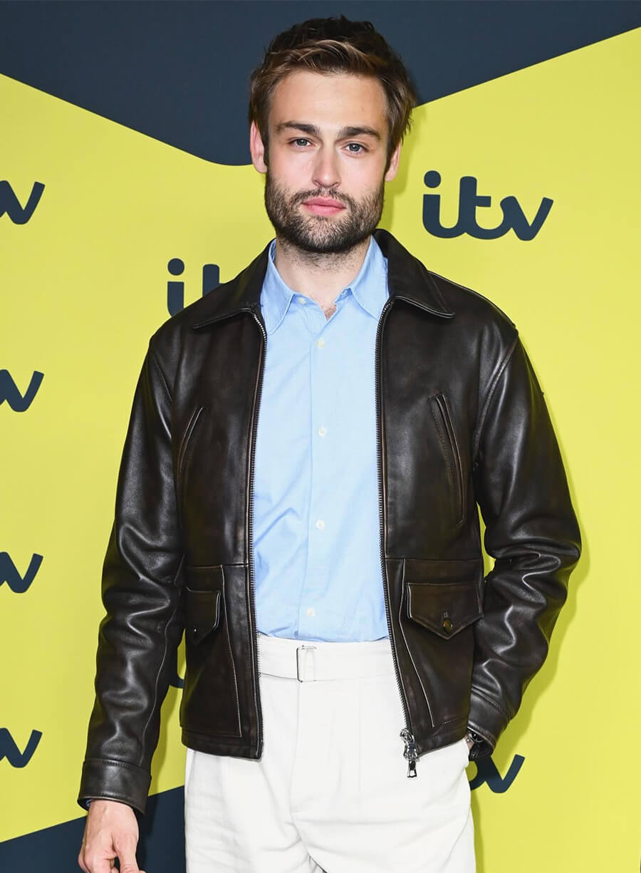 The Blame 2026 Premiere Douglas Booth Leather Jacket
