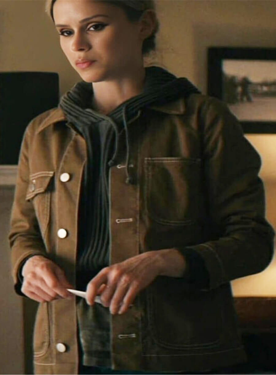 The Boys Annie January Brown Military Jacket
