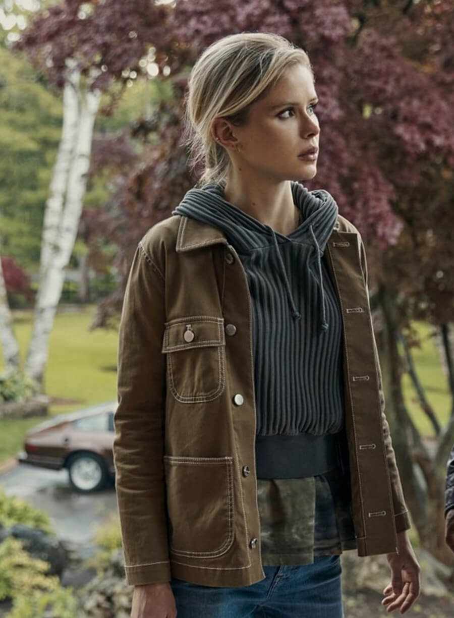 The Boys Annie January Brown Military Jacket