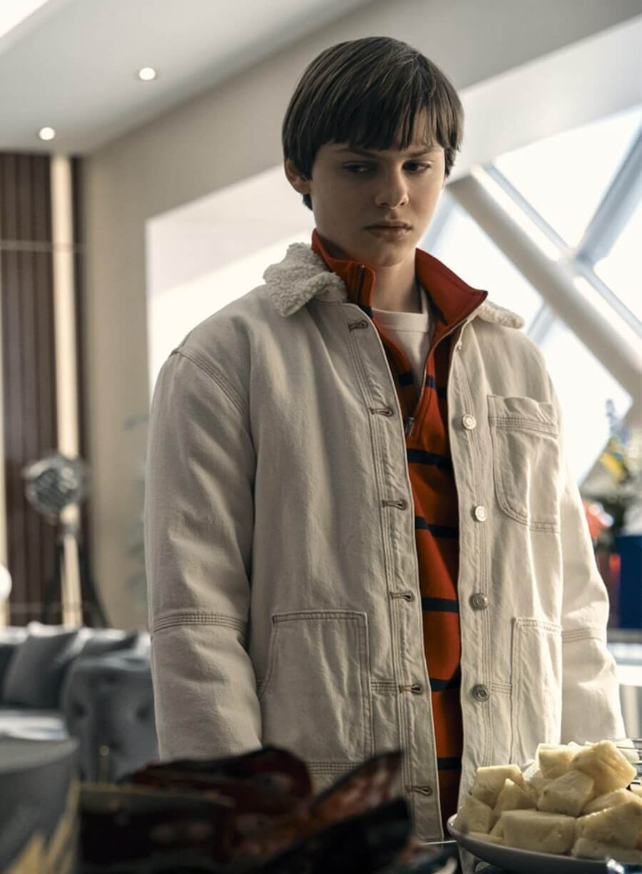 The Boys Ryan White Fur Jacket 