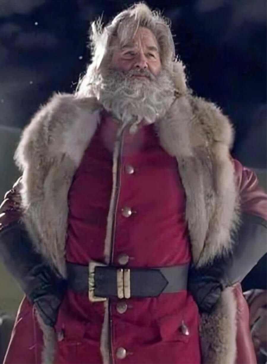 The Christmas Chronicles Santa Claus Shearling Fur Coat