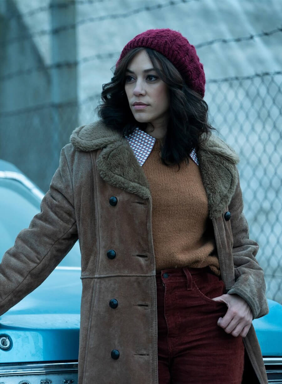The Continental From the World of John Wick Mishel Prada KD Shearling Suede Coat