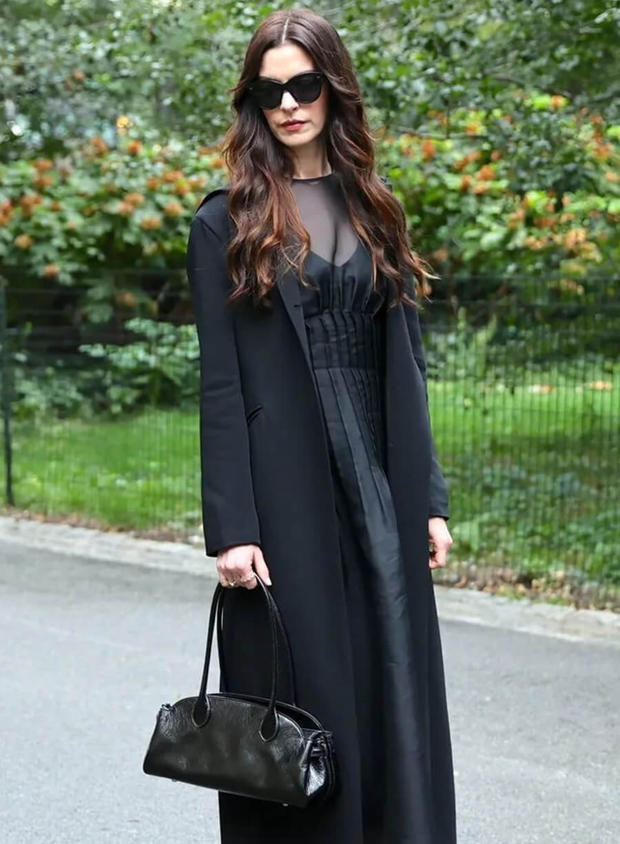 The Devil Wears Prada 2 Anne Hathaway Black Coat
