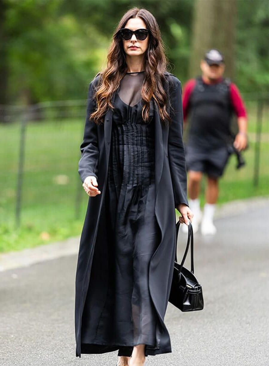 The Devil Wears Prada 2 Anne Hathaway Black Coat