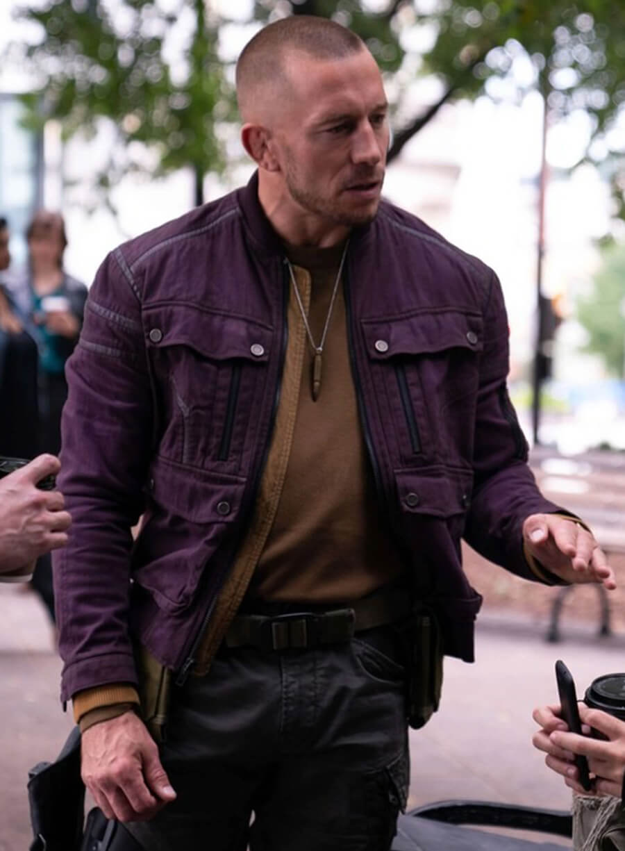 The Falcon and the Winter Soldier Batroc Leaper Purple Jacket