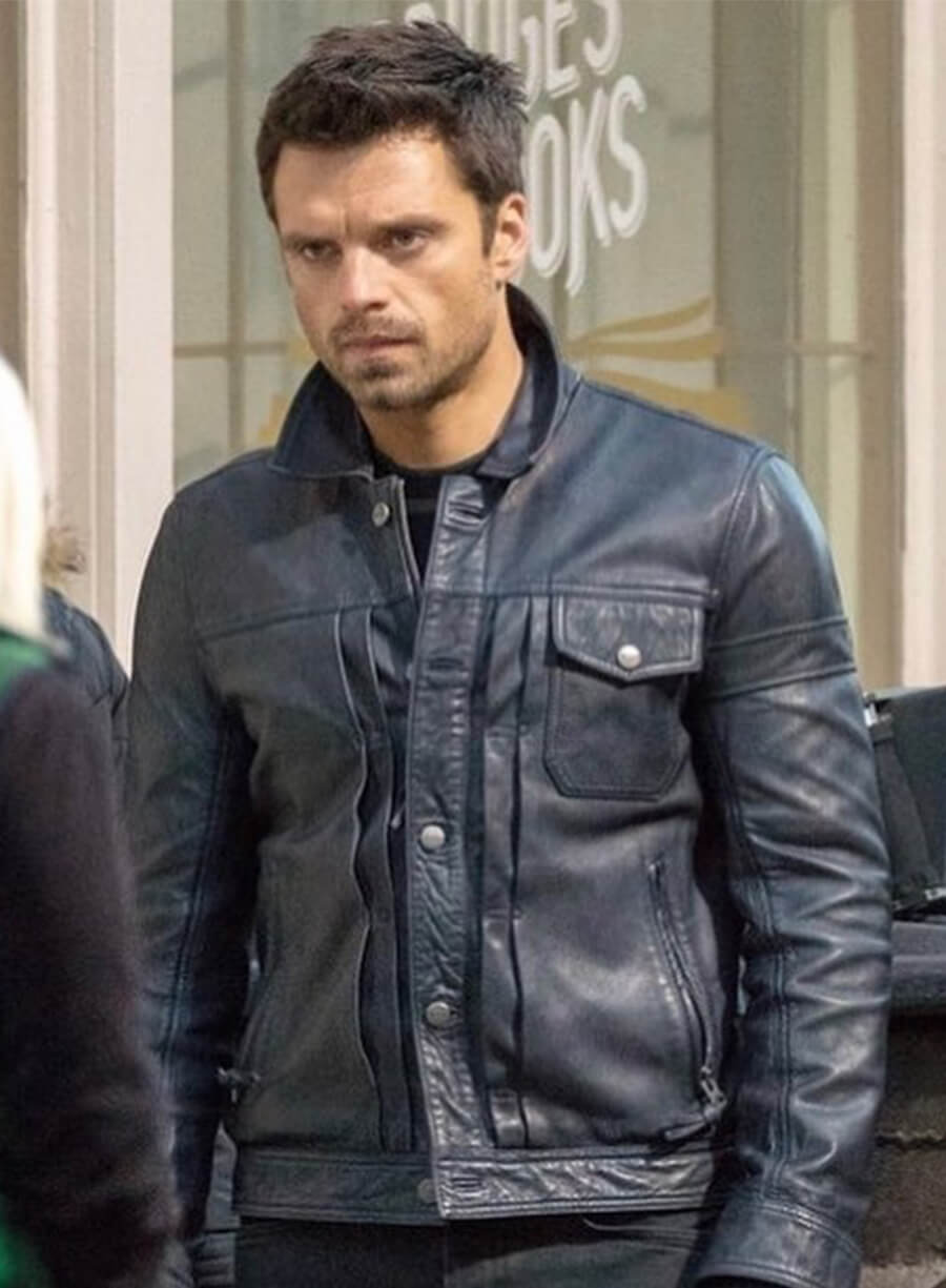 The Falcon and the Winter Soldier Bucky Barnes Leather Jacket