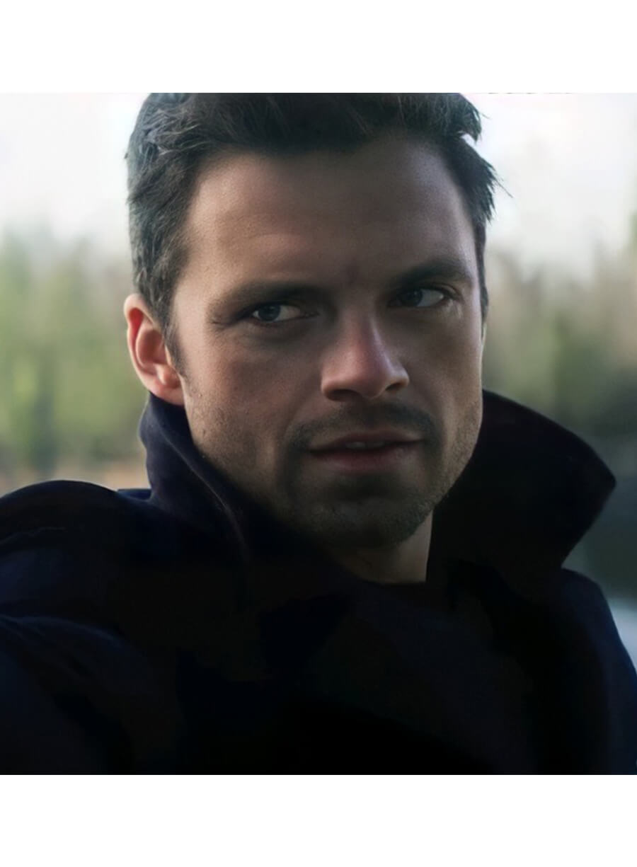 The Falcon and the Winter Soldier Bucky Barnes Wool Peacoat