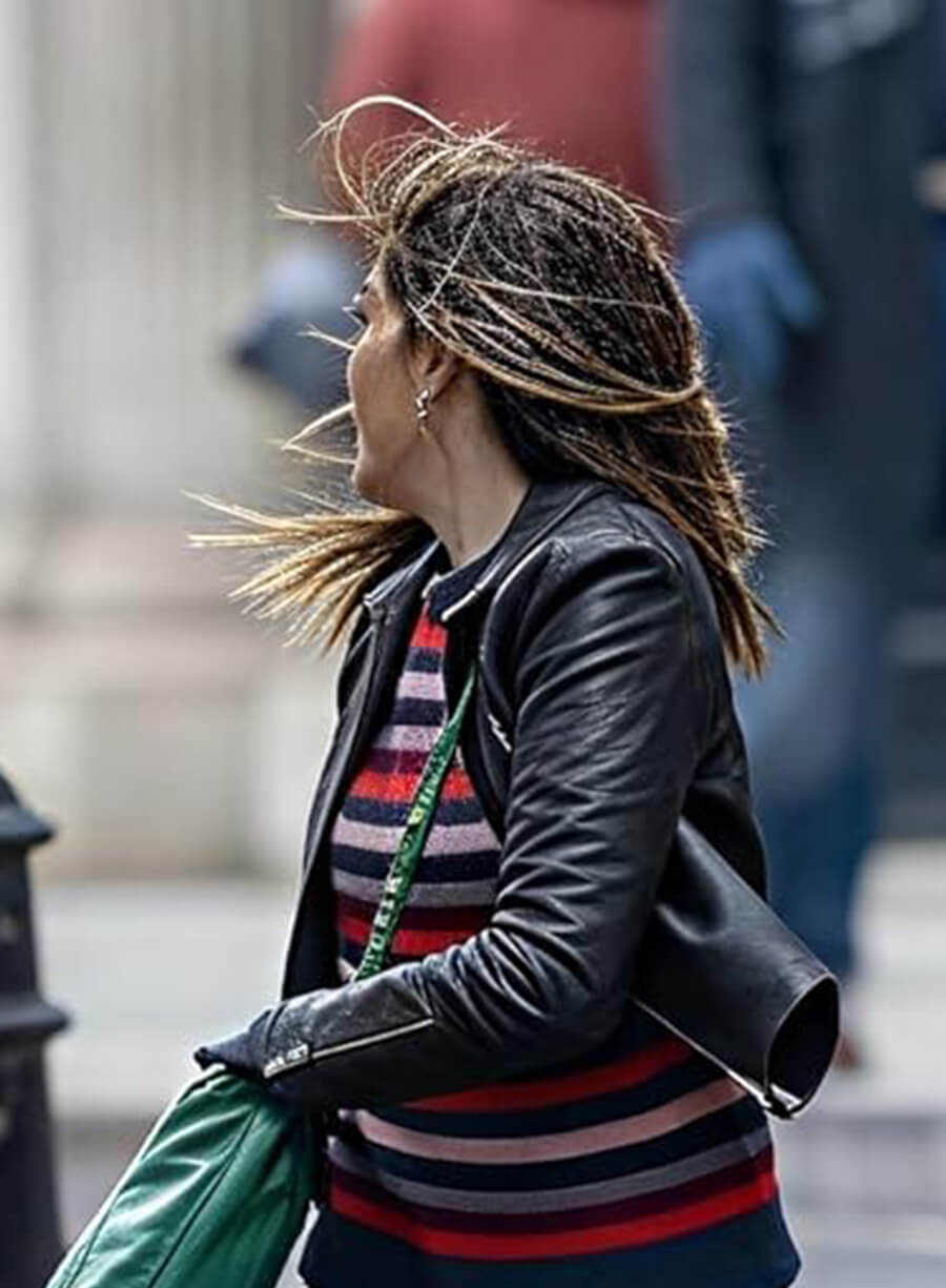 The Family Plan 2 Jessica Morgan Black Leather Jacket