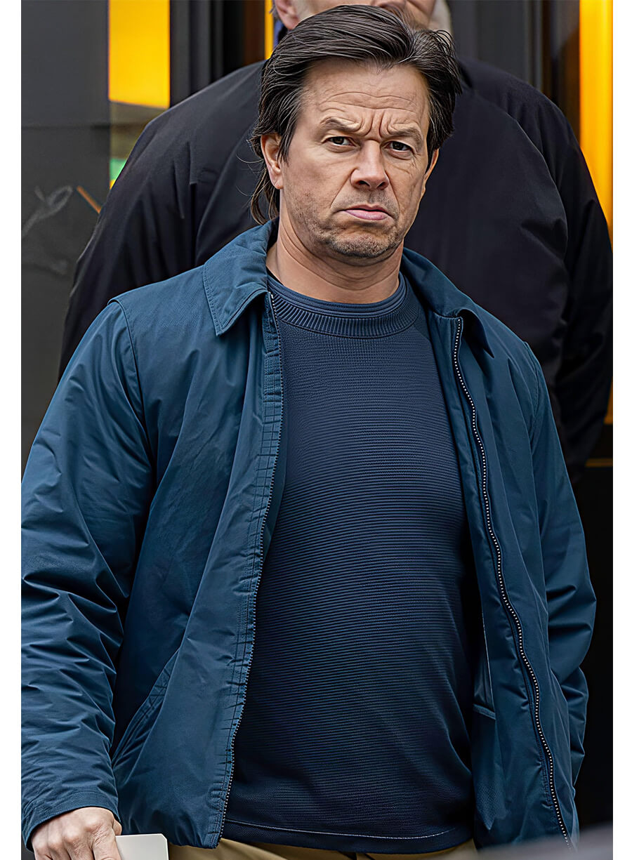 The Family Plan 2 Mark Wahlberg Dan Morgan Blue Jacket
