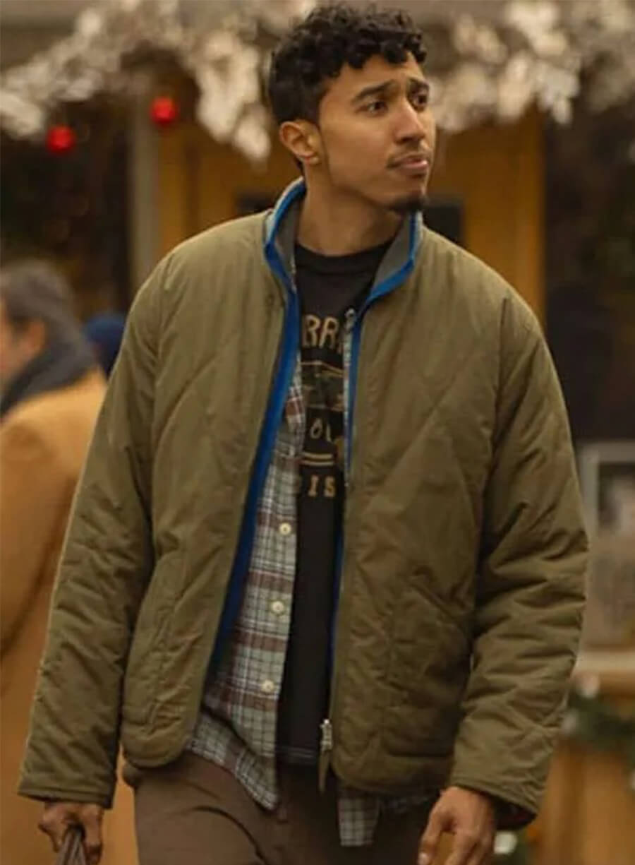 The Family Plan 2 Reda Elazouar Omar Quilted Jacket
