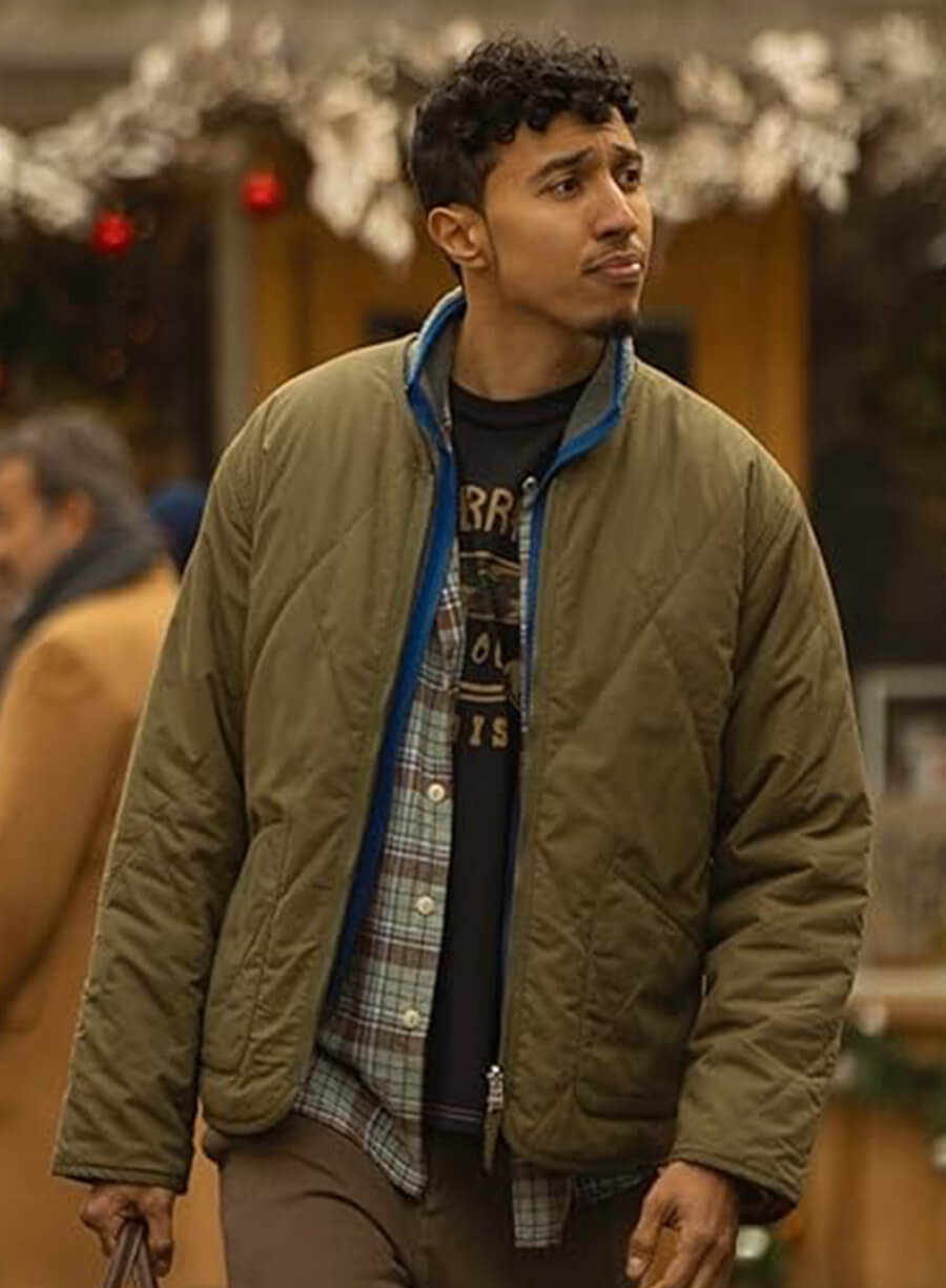 The Family Plan 2 Reda Elazouar Omar Quilted Jacket