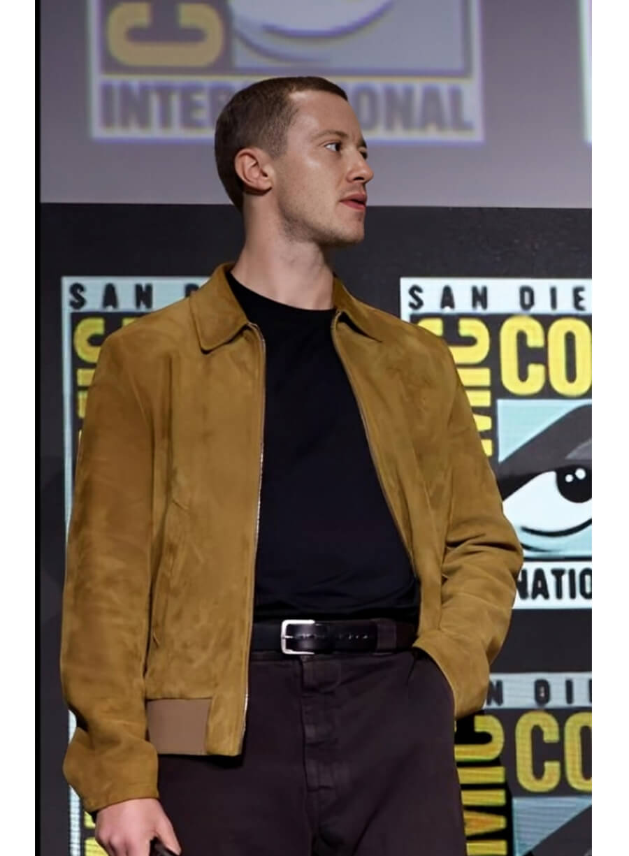 The Fantastic Four: First Steps 2025 Event Joseph Quinn Brown Suede Jacket