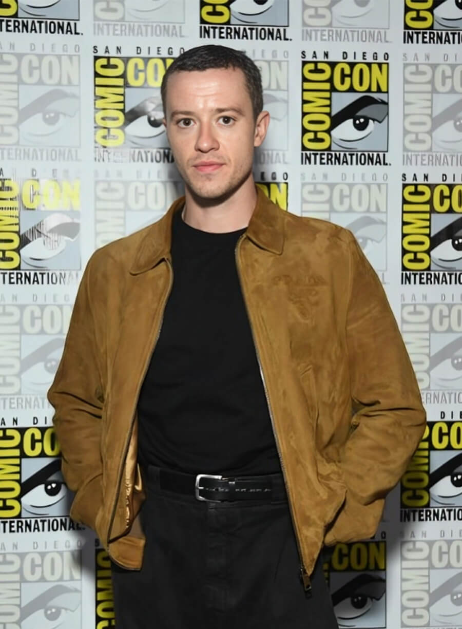 The Fantastic Four: First Steps 2025 Event Joseph Quinn Brown Suede Jacket