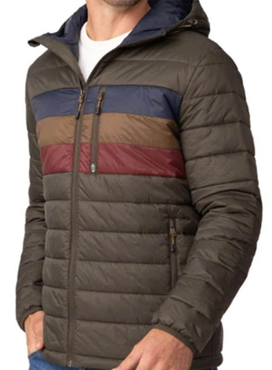 The Four Seasons Will Forte Jack Green Puffer Jacket