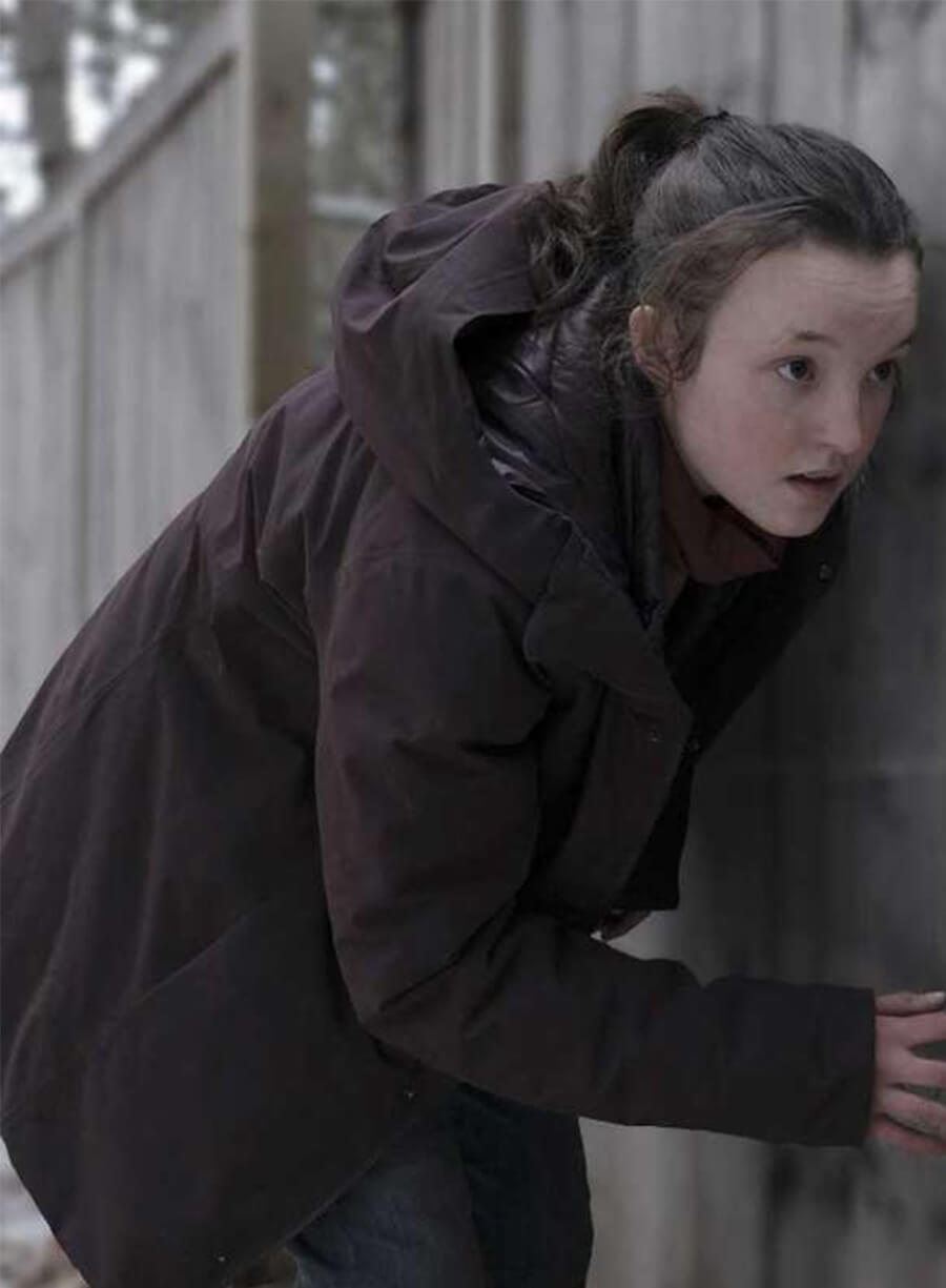 The Last of Us Bella Ramsey Ellie Brown Hooded Jacket