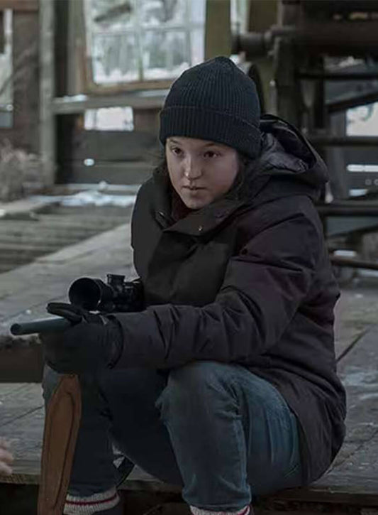 The Last of Us Bella Ramsey Ellie Brown Hooded Jacket