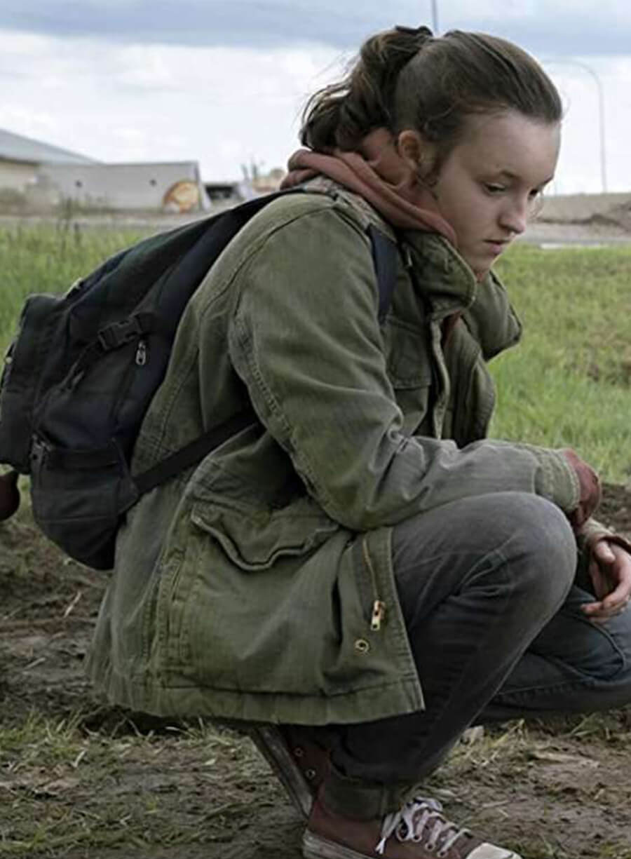The Last of Us Bella Ramsey Ellie Green Jacket