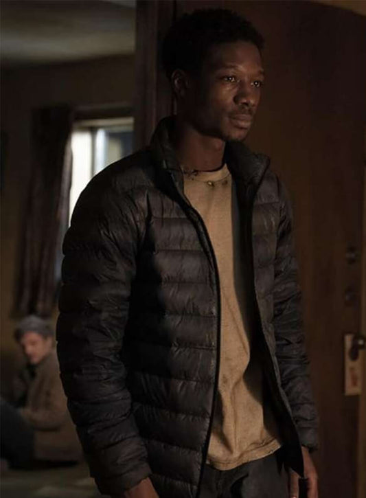 The Last of Us Lamar Johnson Henry Black Puffer Jacket