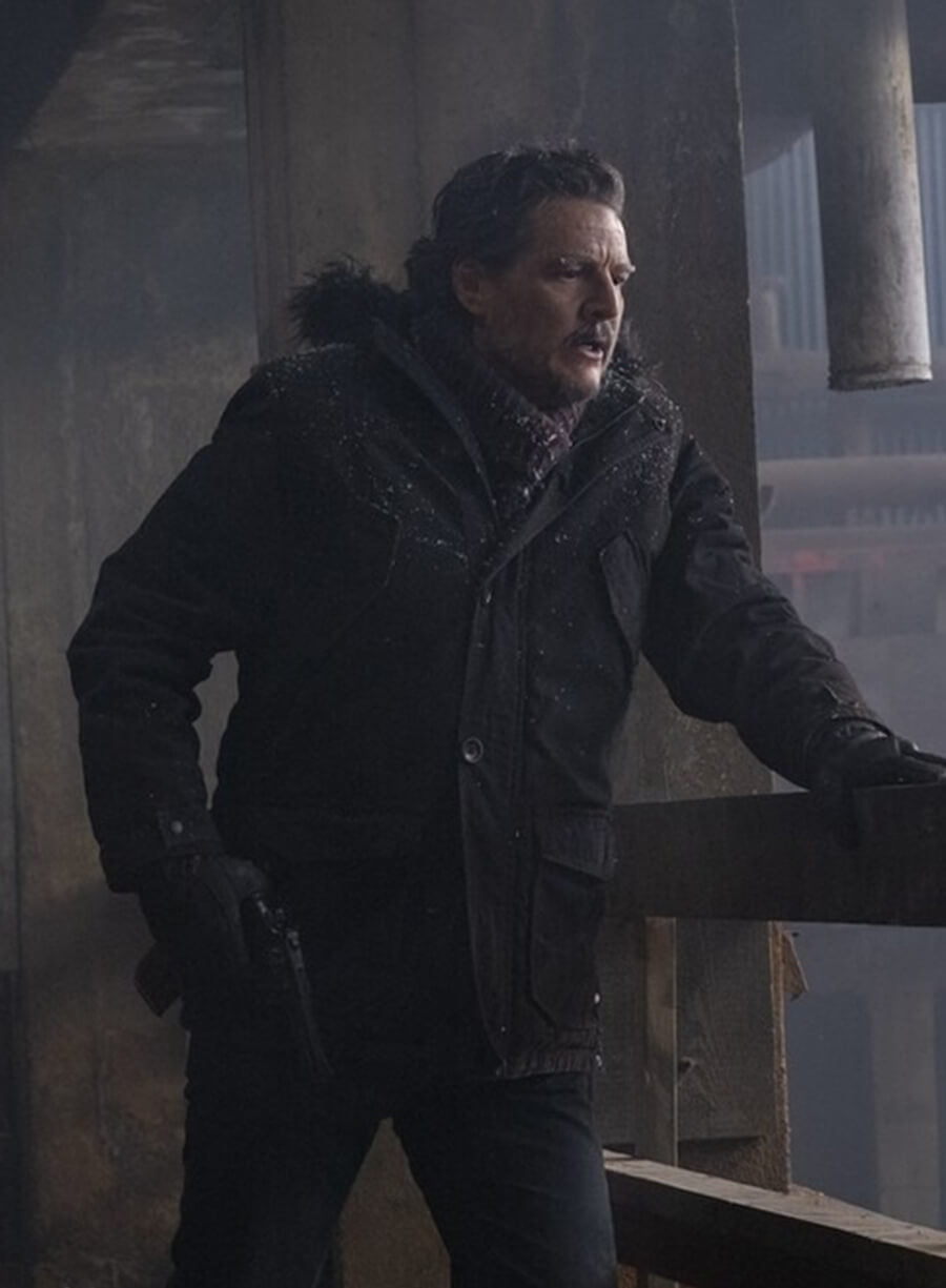 The Last of Us Pedro Pascal Joe Season 2 Black Parka Jacket