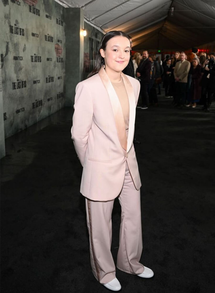 The Last Of Us Premiere Bella Ramsey Ellie Blazer Suit