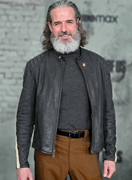 The Last of Us Premiere Jeffrey Pierce Black Leather Jacket