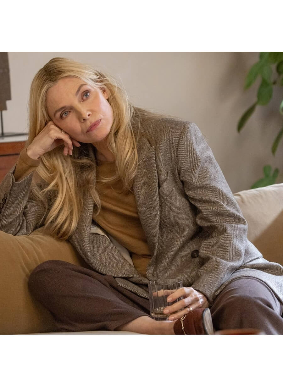 The Madison 2026 Michelle Pfeiffer Stacy Clyburn Grey Coat