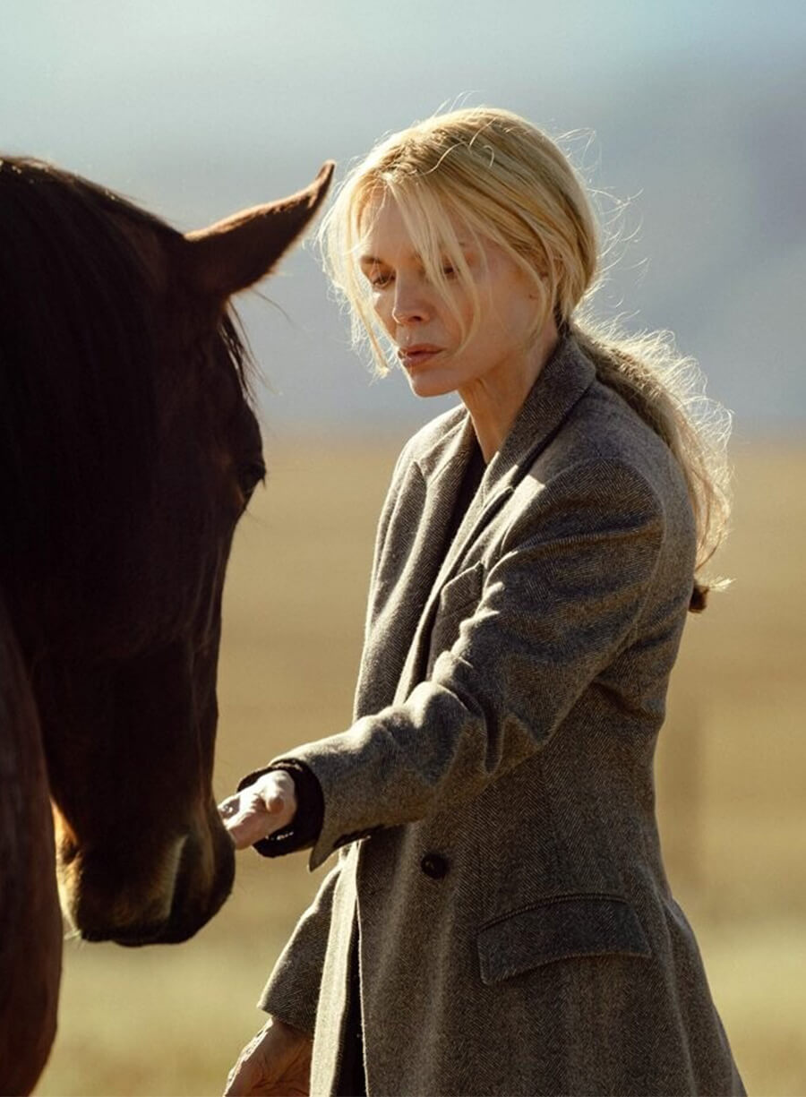 The Madison 2026 Michelle Pfeiffer Stacy Clyburn Grey Coat