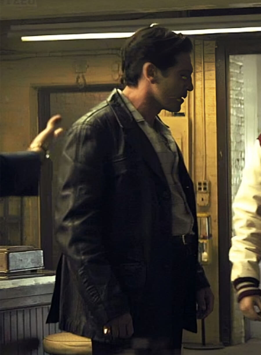 The Many Saints of Newark Jon Bernthal Johnny Boy Black Leather Jacket