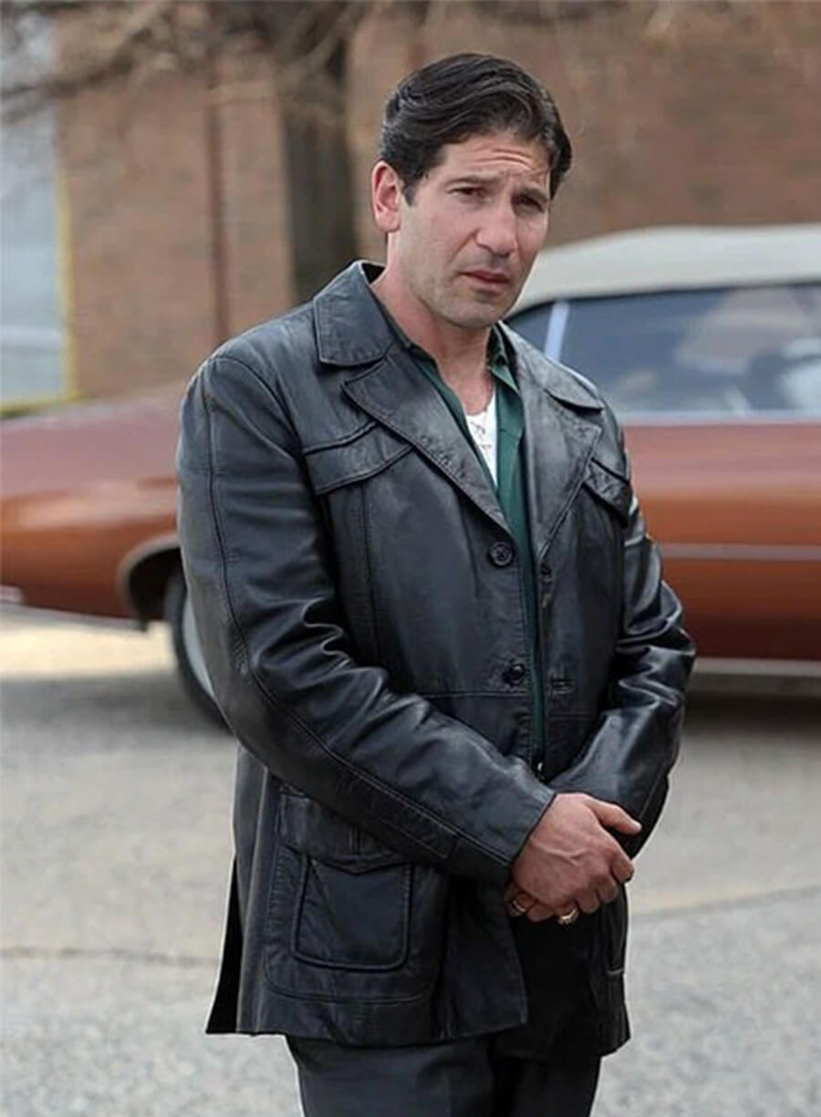 The Many Saints of Newark Jon Bernthal Johnny Boy Black Leather Jacket