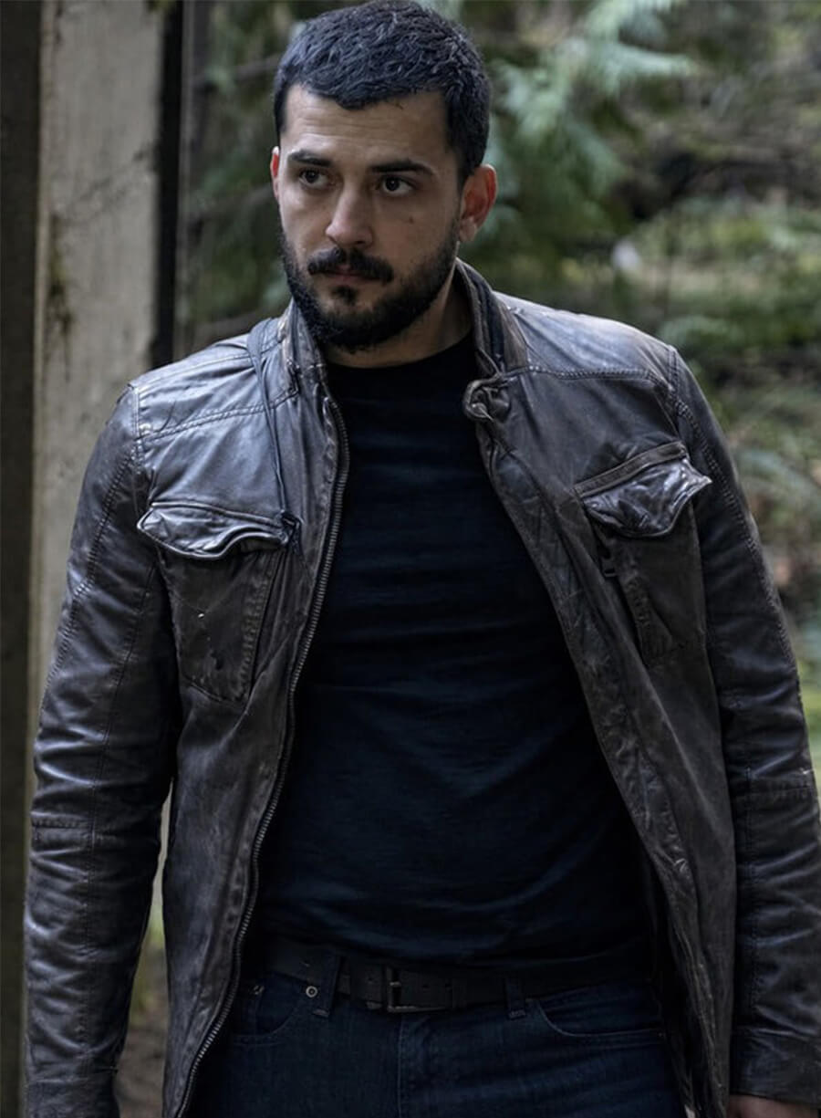 The Night Agent S01 Phoenix Raei Dale Black Leather Jacket