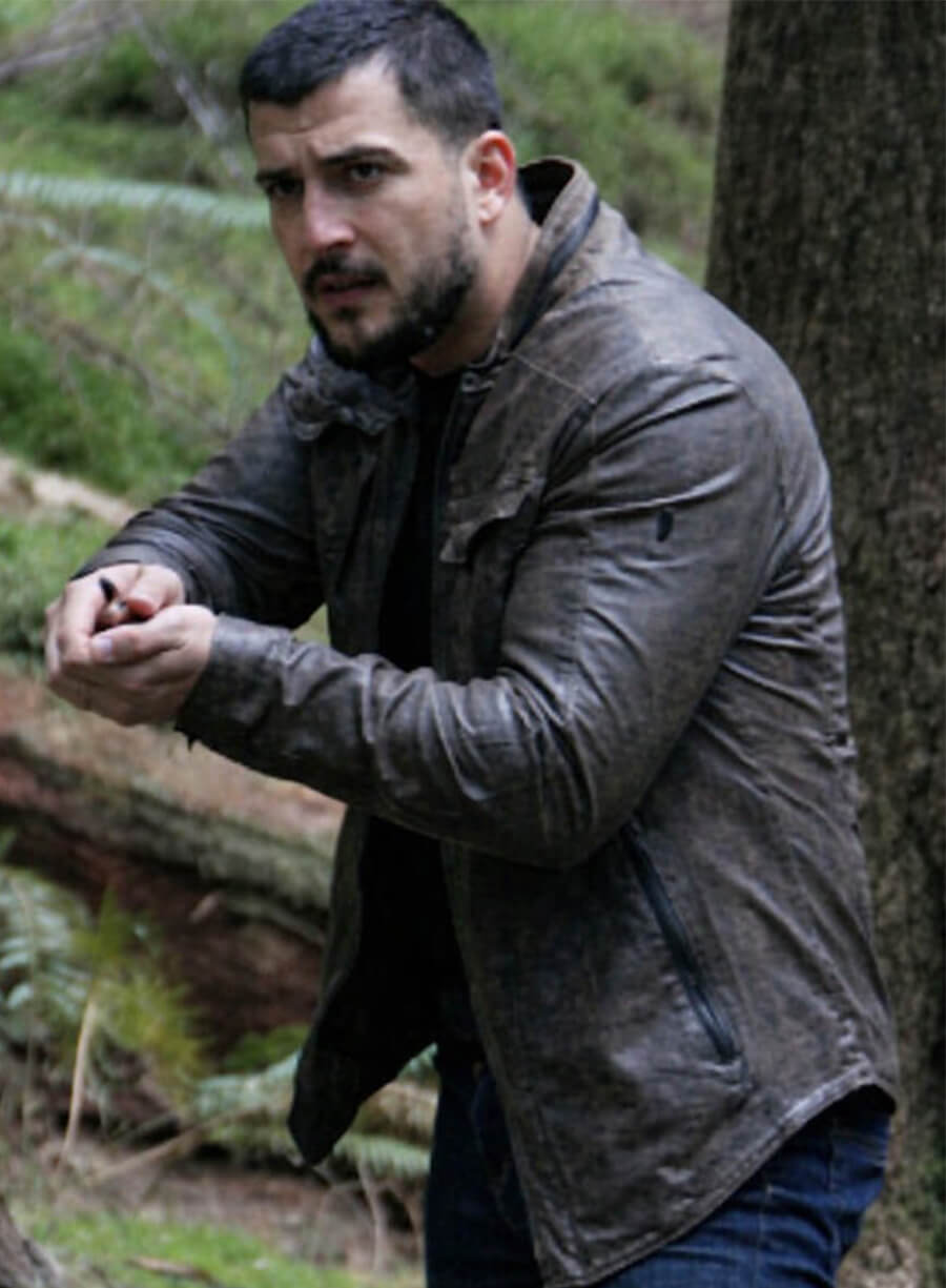 The Night Agent S01 Phoenix Raei Dale Black Leather Jacket