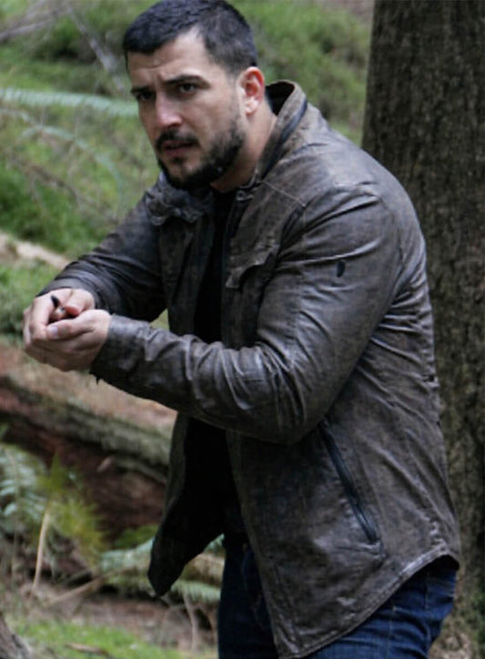 The Night Agent S01 Phoenix Raei Dale Black Leather Jacket