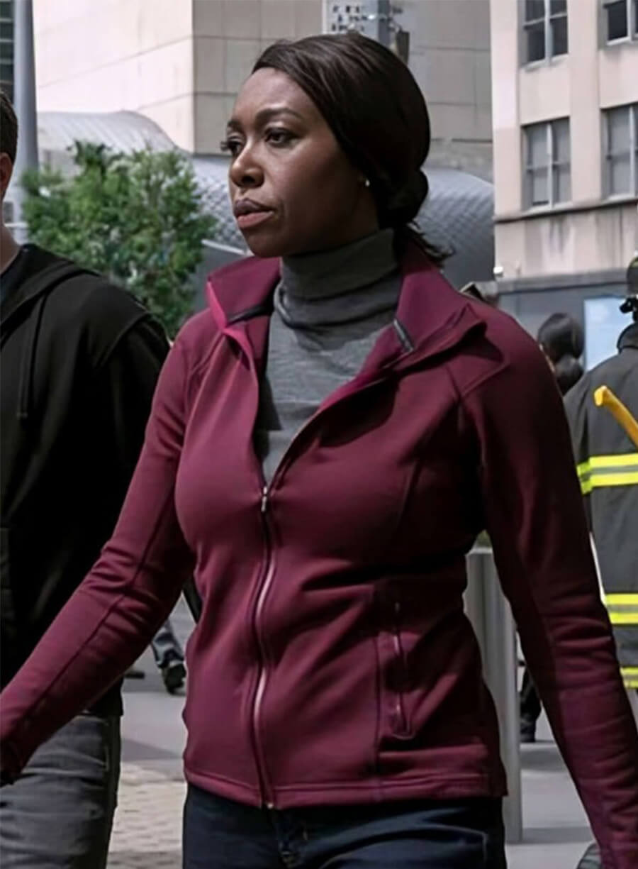 The Night Agent S02 Catherine Weaver Maroon Jacket