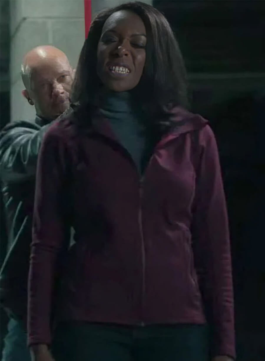 The Night Agent S02 Catherine Weaver Maroon Jacket