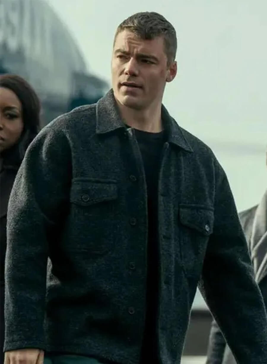 The Night Agent S03 Gabriel Basso Peter Wool Jacket
