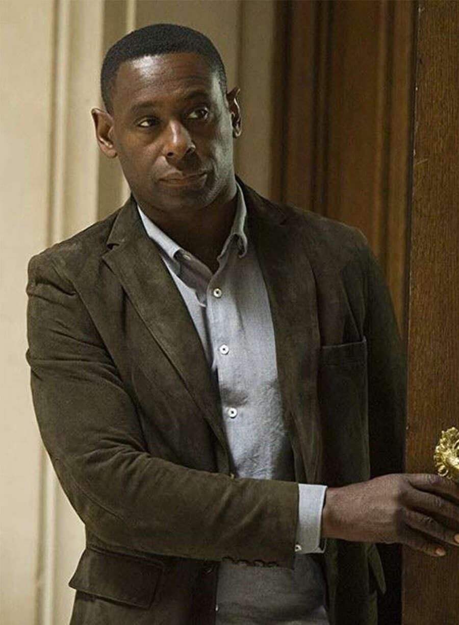 The Night Manager Joel Steadman Brown Suede Blazer 