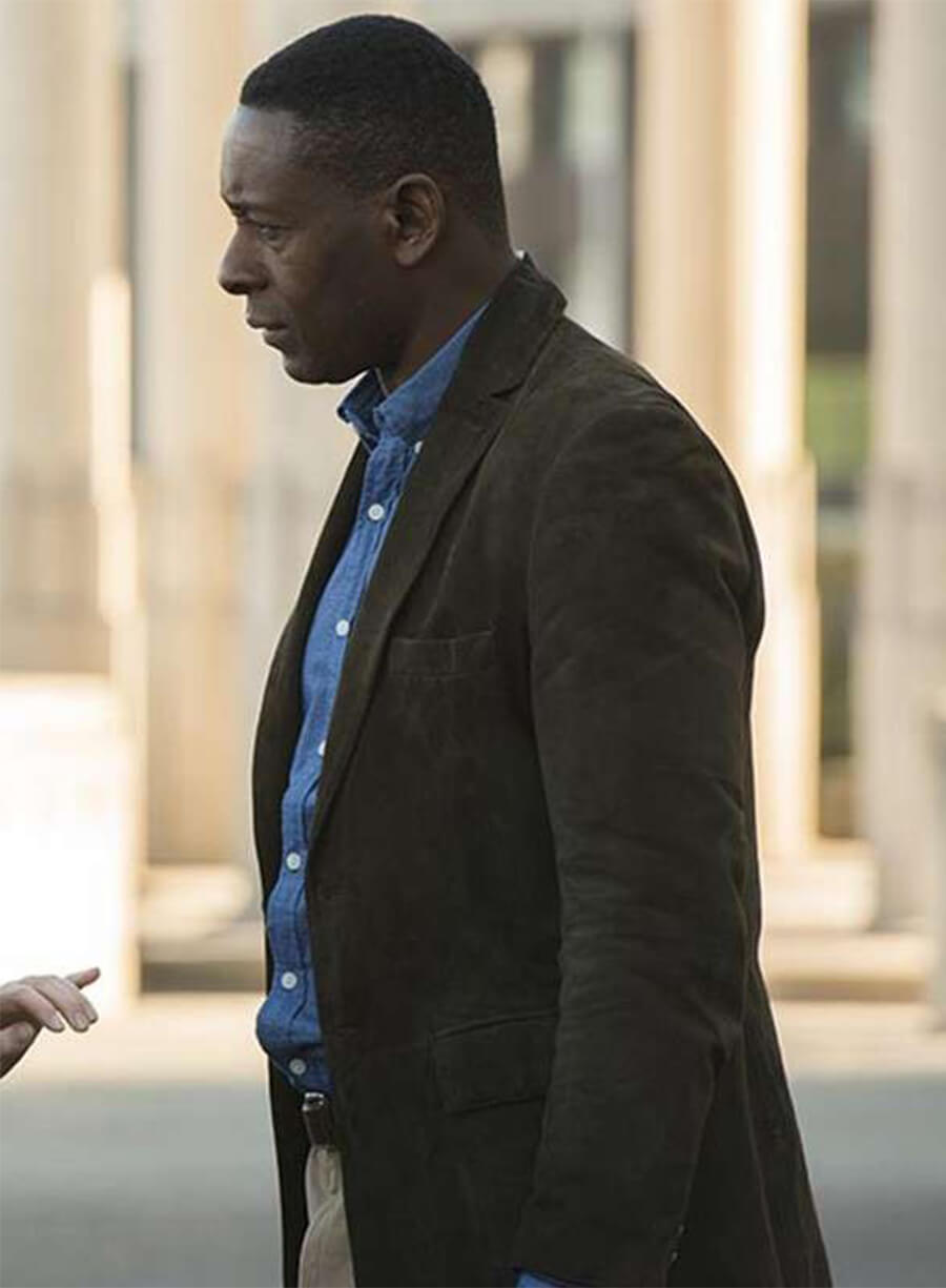 The Night Manager Joel Steadman Brown Suede Blazer 