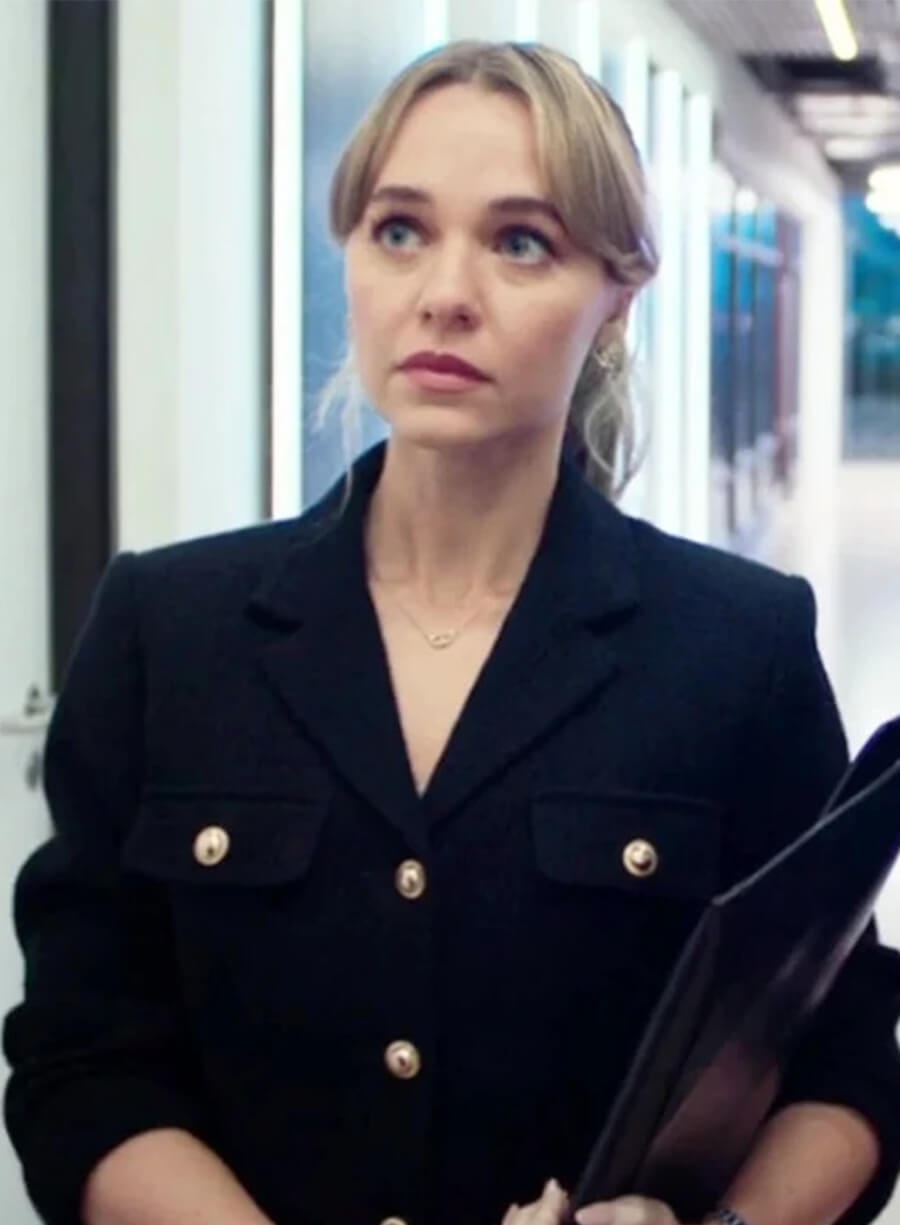 The Rainmaker S01 Sarah Plankmore Black Jacket