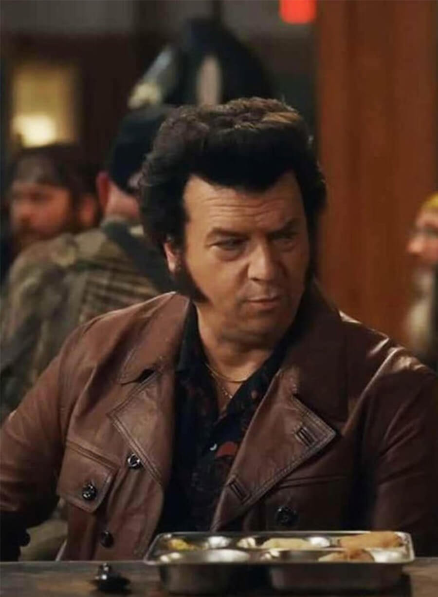 The Righteous Gemstones Jesse Gemstone Brown Leather Jacket