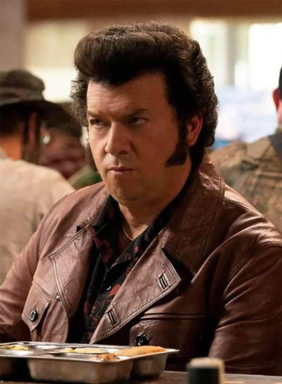 The Righteous Gemstones Jesse Gemstone Brown Leather Jacket