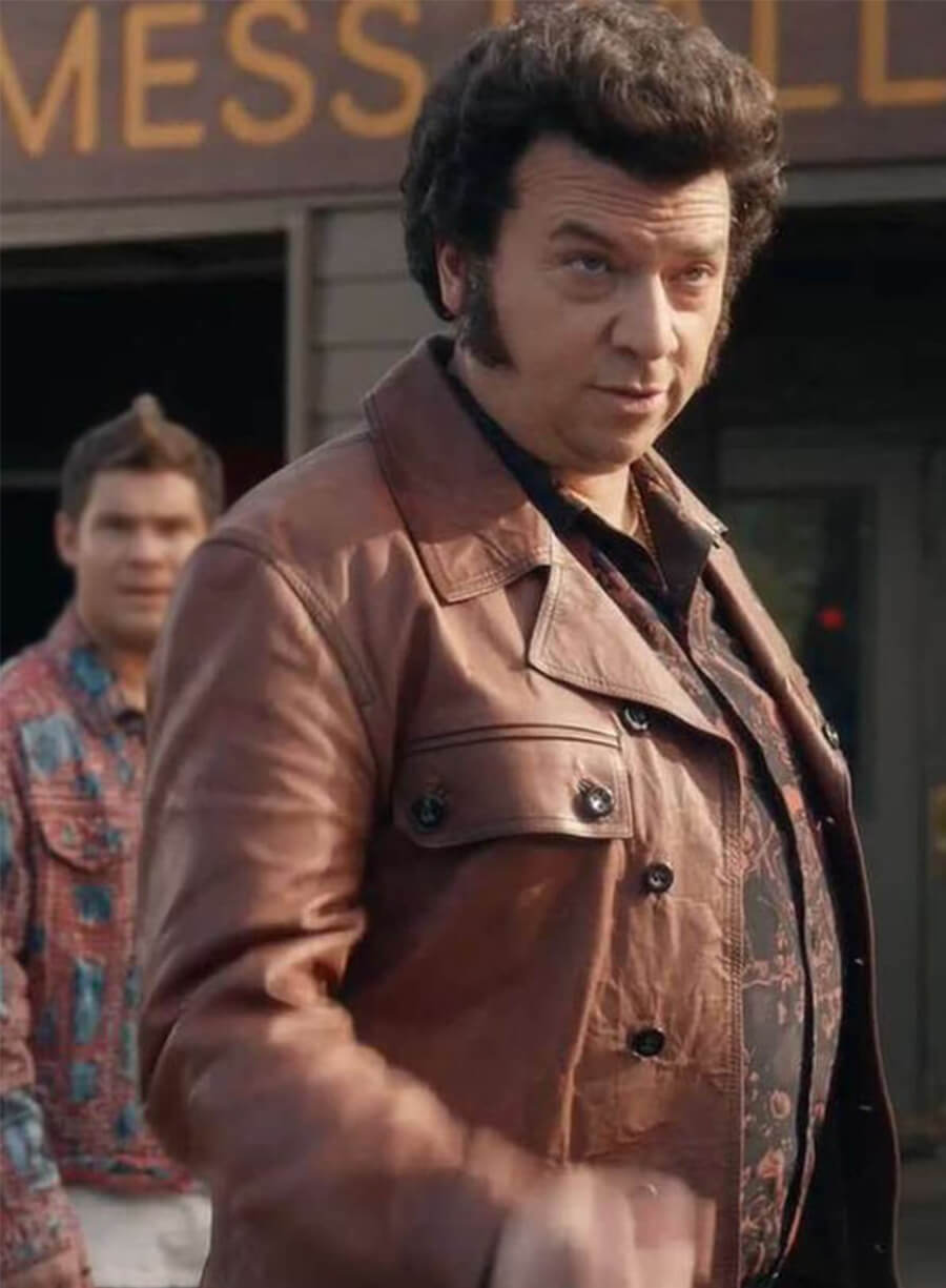 The Righteous Gemstones Jesse Gemstone Brown Leather Jacket