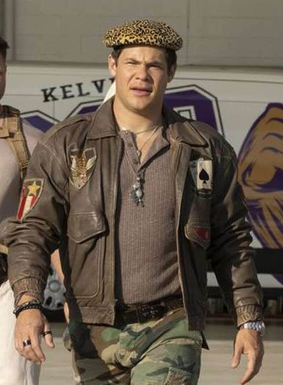 The Righteous Gemstones Kelvin Gemstone Brown Leather Jacket 
