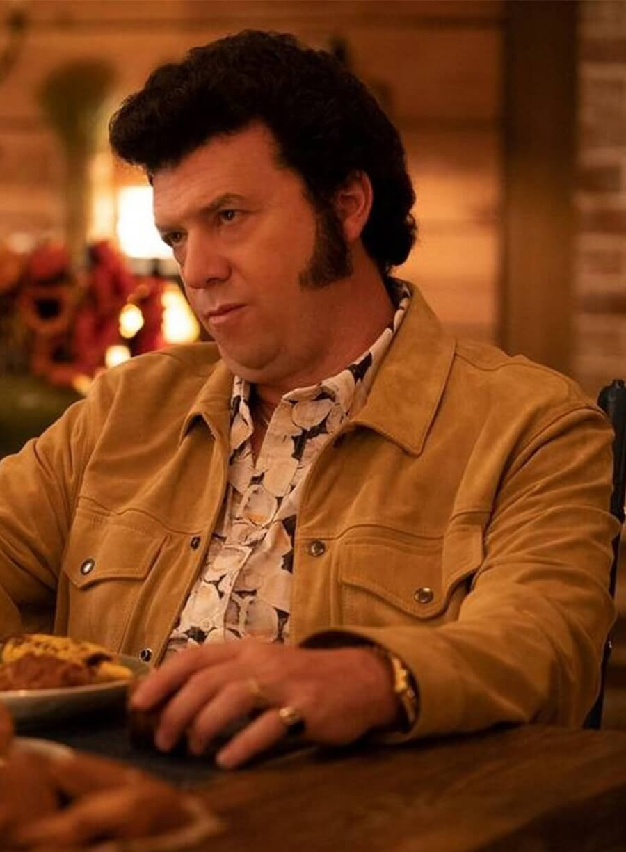 The Righteous Gemstones S03 Jesse Gemstone Beige Suede Jacket