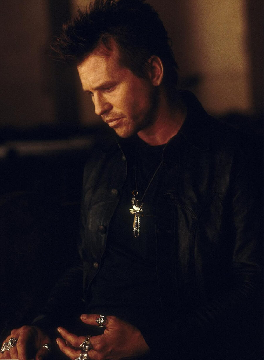 The Salton Sea Val Kilmer  Black Leather Jacket