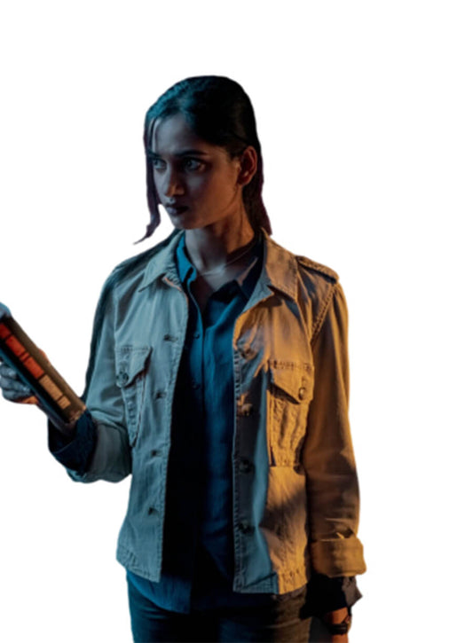 The Sandman Amita Suman Nora Grey Cotton Jacket