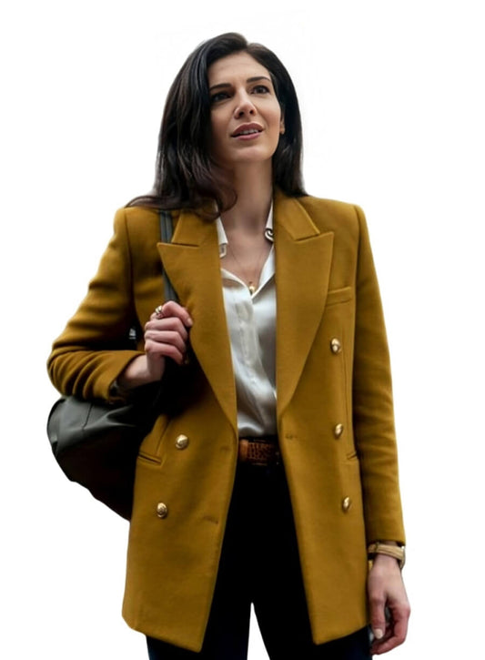 The Sandman Razane Jammal Lyta Hall Mustard Coat