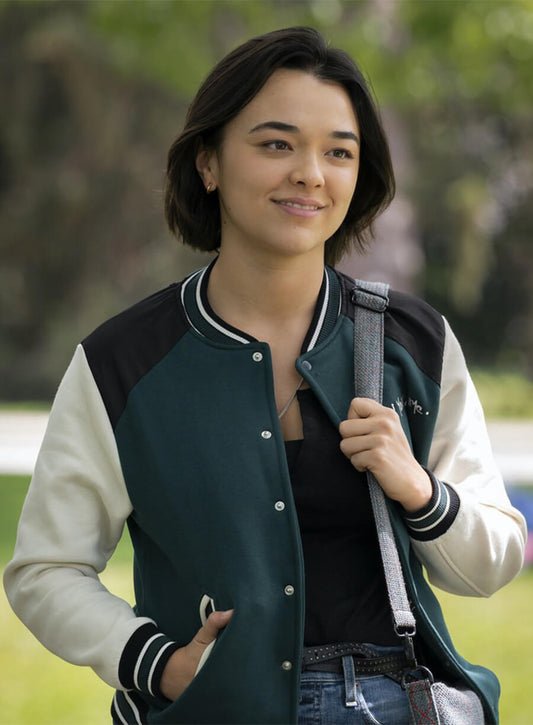 The Sex Lives of College Girls Alicia Varsity jacket