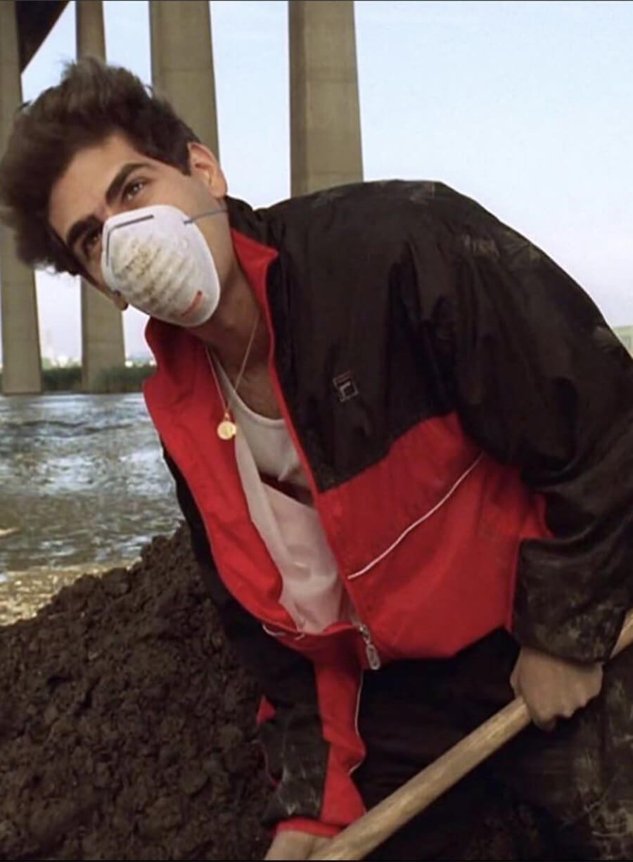 The Sopranos Christopher Moltisanti Red Black Track Jacket