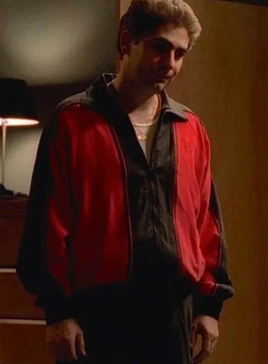 The Sopranos Christopher Moltisanti Red Black Tracksuit